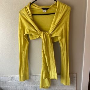 BCBG Maxazria wrap sweater